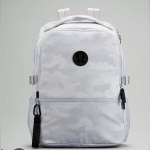 Discontinued Lululemon New Crew Backpack 22L grey/white camo